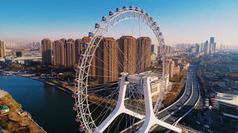 航拍京冀人最爱短途旅行地 天津,拥有世界上唯一建在桥上摩天轮